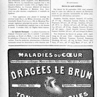 3133 - Page 3124-VIII - Dernières nouvelles. Hospices civils de Toulon / Mariages / Le Caducée Normand / A travers l’officiel. Service de santé militaire