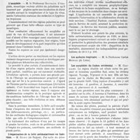 3162 - Page 3153 - Partie scientifique. L’Actualité Scientifique. Les Congrès. Journées médicales coloniales, (Suite). Anophèle. Paludisme