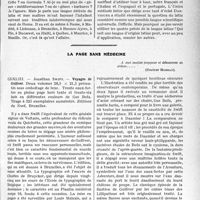 3186 - Page 3177 - Partie professionnelle, Hygiène, Assistance, Mutualité, Intérêts corporatifs, Variétés. Travaux Originaux. Variétés. Dieu est-il Latin ? / La page sans médecine