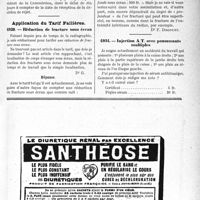 3210 - Page IX-3201 - Correspondance. Assurances Sociales. Droit des enfants d’un assuré social aux prestations maladie / Application du Tarif Fallières. Réduction de fracture sous écran / Injection A.T. avec pansements multiples
