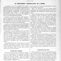 3232 - Page 3223 - Partie professionnelle, Hygiène, Assistance, Mutualité, Intérêts corporatifs, Variétés. Le mouvement syndicaliste de l'année. Assurances sociales