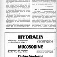 3249 - Page 3240-XL - Correspondance. Accidents du Travail. Médecine de dispensaire. Violation du libre choix / Violation du libre choix