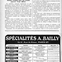 3263 - Page 3254-X - A travers l’officiel. Légion d’honneur / Médecin-propharmacien. Malades résidant dans une localité pourvue d’une officine