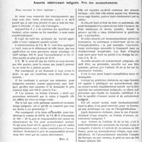 3297 - Page 3288 - Partie professionnelle, Hygiène, Assistance, Mutualité, Intérêts corporatifs. Variétés. Travaux Originaux. Assurances sociales. Assurés notoirement indigents. Prix des accouchements [Dr Paul Boudin]