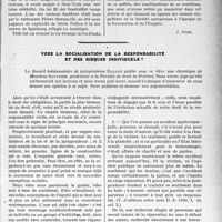 3302 - Page 3293 - Partie professionnelle, Hygiène, Assistance, Mutualité, Intérêts corporatifs. Variétés. Travaux Originaux. Variétés. La vie aventureuse de Lorenzo Da Ponte, librettista de Mozart et ami de Casanova [J. Noir] / Vers la socialisation de la responsabilité et des risques individuels ? [P. R. Baglin]