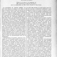 3310 - Page 3301 - Partie professionnelle, Hygiène, Assistance, Mutualité, Intérêts corporatifs. Variétés. Travaux Originaux. Autour des théâtres. Aux « Folies Wagram ». La Revue du Canard