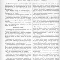 3311 - Page 3302 - Partie professionnelle, Hygiène, Assistance, Mutualité, Intérêts corporatifs. Variétés. Comptes rendus, documents, pièces officielles. Fédération des Syndicats médicaux du Finistère, première réunion de 1931, tenue le 10 mai à Landerneau