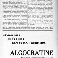 3332 - Page VII-3323 - Dernières nouvelles. Nécrologie [Dr Emile Thoumas, Raymond Tschudnowsky] / T. S. F / Association des villégiatures du travail féminin
