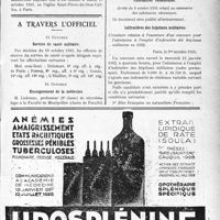 3334 - Page IX-3325 - Dernières nouvelles. Les épidémies / Mariage / A travers l’officiel. Service de santé militaire / Enseignement de la médecine / Substances vénéneuses / Infirmières des hôpitaux militaires