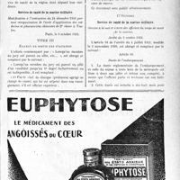 3336 - Page XI-3327 - A travers l’officiel. Infirmières des hôpitaux militaires / Service de santé de la marine militaire / Service militaire / Service de santé de la marine militaire