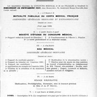 3340 - Page 3331 - La journée du concours médical, 22 Novembre 1931