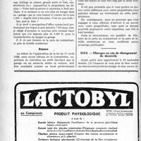 3393 - Page 3384-LXIV - Correspondance. Baux et Locations. Pas de prorogation pour le garage / Charges en cas de changement de domicile