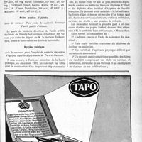 3402 - Page IX-3393 - A travers l’officiel. Service de santé militaire / Asiles publics d’aliénés / Hygiène publique