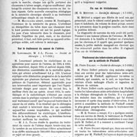 3423 - Page 3414 - Partie scientifique. L’Actualité Scientifique. Les Sociétés Savantes. Paris. Sur l’étiologie des méniscites, (Académie de médecine ; 28-7-1931.) / Sur le traitement du cancer de l’utérus, (Société de chirurgie ; 1-7-1931.) / Un cas de trichobezoar, (Société de chirurgie ; 1-7-1931.) / Traitement des tuberculoses articulaires par la méthode de Finikoff, (Société de chirurgie ; 1-7-1931.) / Les néphrites anaphylactiques (intolérances rénales), (Soc. méd. des hôp. de Paris ; 5-6-1931.)