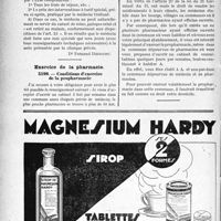 3465 - Page 3456-LXVIII - Correspondance. Application du Tarif Maginot. Interventions spéciales dans une clinique privée / Exercice de la pharmacie. Conditions d’exercice de la propharmacie
