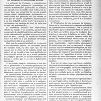 3498 - Page 3489 - Partie scientifique. Travaux Originaux. Ce que pratiquement le médecin doit savoir... du traitement de la tuberculose pulmonaire par l’immobilisation du poumon, d’après les travaux du Professeur Luton, du Dr Godlewski du Dr P. Colomban. Le pneumothorax artificiel. Les indications du pneumothorax artificiel / Par contre, le pneumothorax n’est pas indiqué