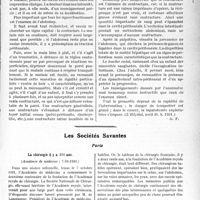 3502 - Page 3493 - Partie scientifique. L’Actualité Scientifique. La Presse. La laparotomie d’urgence [(L’Hôpital, avril H. S. 1931.)] / Les Sociétés Savantes. Paris. La chirurgie il y a 200 ans, (Académie de médecine ; 7-10-1931.)