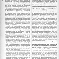 3503 - Page 3494 - Partie scientifique. L’Actualité Scientifique. Les Sociétés Savantes. Paris. La chirurgie il y a 200 ans, (Académie de médecine ; 7-10-1931.) / Sympathectomie péri-artérielle par action chimique, (Société de Chirurgie ; 8-7-1931.) / Intoxication médicamenteuse aiguë accidentelle par le sulfate de zinc. Séquelles gastro-entérologiques, (Soc. de médecine de Paris ; 12-6-1931.)
