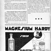 3553 - Page 3544-VIII - Dernières Nouvelles. Groupement des Syndicats généraux de médecins spécialisés / Comité national de défense contre les stupéfiants / Internat de Brévannes, Sainte-Périne, Chardon-Lagache, Hendaye