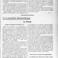 3576 - Page 3567 - Partie Scientifique. Travaux Originaux. La clinique obstétricale au goût du jour. Comment reconnaître et traiter l'occlusion intestinale aiguë au cours de la grossesse utérine, d’après le Dr P. Moiroud. Le traitement / L’Actualité Scientifique. La Presse. A propos de l’azotémie par manque de sel [(Gazette des hôpitaux, 22 avril 1931.)] / Sur l'évolution et le pronostic des polyglobulies [(Le Bulletin médical, 11 avril 1931.)] / L’état actuel de la question des hydronéphroses [(Le Bulletin médical, 18 avril 1931.)]