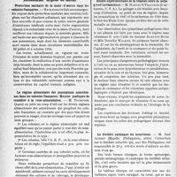 3581 - Page 3572 - Partie Scientifique. L’Actualité Scientifique. Les Congrès. Journées médicales coloniales, (Suite). Alimentation. Hygiène du travail