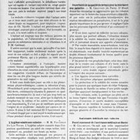 3582 - Page 3573 - Partie Scientifique. L’Actualité Scientifique. Les Congrès. Journées médicales coloniales, (Suite). Alimentation. Hygiène du travail / Assistance médicale aux calories