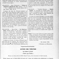 3602 - Page 3593 - Partie Professionnelle, Hygiène, Assistance, Mutualité, Intérêts corporatifs, Variétés. Travaux Originaux. La page sans médecine. Réunion du Conseil d'Administration, 6 octobre 1931 / Autour des théâtres. Au Casino de Paris. « Paris qui brille »