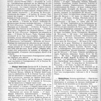 3609 - Page 3600 - Partie Professionnelle, Hygiène, Assistance, Mutualité, Intérêts corporatifs, Variétés. Hôpitaux de l’assistance publique de Paris. Enseignement, concours, avis divers
