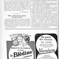 3615 - Page 3606-LXVI - Correspondance. Assurances Sociales. Règlement des honoraires dans les hôpitaux / Droit de prescription des sages-femmes