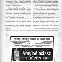 3629 - Page 3620-VIII - Dernières Nouvelles. Société amicale des médecins alsaciens / Hospice national des Quinze-Vingts / Hôpital de Saint-Germain-en-Laye