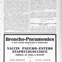 3634 - Page XIII-3625 - A travers l’officiel. Réponses des Ministres aux questions des Parlementaires. Durée des prestations de l’assurance-maladie / Examen des candidats par les médecins phtisiologues / Fourniture des appareils de prothèse aux assurés sociaux indigents