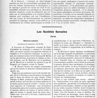 3653 - Page 3644 - Partie Scientifique. L'Actualité Scientifique. La Presse. Quel est le produit de choix à employer dans la méthode de Sicard pour le traitement des varices ? [(La Presse Médicale, 2 mai 1931.)] / Le rôle du terrain en dermatologie. Conditions favorisant l’apparition de la réaction cutanée inflammatoire [(Progrès médical, 21 mars 1931.)] / Le rôle du terrain en dermatologie. La réceptivité morbide [(Progrès médical, n° 7 du 14 février 1931.)] / Les Sociétés Savantes. Paris. Médecine coloniale, (Académie de médecine ; 13-10-31)