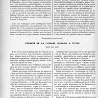 3659 - Page 3650 - Partie Scientifique. L'Actualité Scientifique. Faits cliniques et thérapeutiques. Sédation rapide, durable et souvent guérison de névrites, sciatiques et lumbalgies par injections de Cibalgine / Congrès de la lithiase urinaire à Vittel