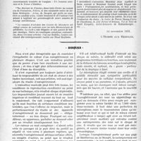3749 - Page 3740 - Partie Professionnelle, Hygiène, Assistance, Mutualité, Intérêts corporatifs, Variétés. Travaux Originaux. La page sans médecine. Art, littérature et philosophie. Les Esprits Géminés, par le Dr Dartigues / Disques [A. Regett]