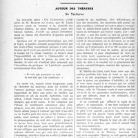 3751 - Page 3742 - Partie Professionnelle, Hygiène, Assistance, Mutualité, Intérêts corporatifs, Variétés. Travaux Originaux. Disques [A. Regett] / Autour des théâtres. Un Taciturne [Dr G. Polème]