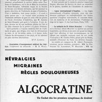 3772 - Page VII-3763 - Dernières Nouvelles. Le Prix Fémina à M. Antoine de Saint-Exupéry / Association d’enseignement médical des hôpitaux / Le dîner annuel de l’Association amicale des anciens médecins des corps combattants / Ligue internationale d’hygiène / La médaille du Dr Albert Mouchet