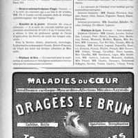 3773 - Page 3764-VIII - Dernières Nouvelles. La médaille du Dr Albert Mouchet / Hospice national des Quinze-Vingts / Ministère de la guerre / Hôpitaux de Nice / Hôpitaux de Lyon