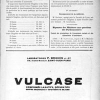 3778 - Page XIII-3769 - A travers l’officiel. Hygiène publique / Enseignement de la médecine / Réponses des Ministres aux questions des Parlementaires. Cumul des prestations de l’assurance sociale et des allocations d’assistance