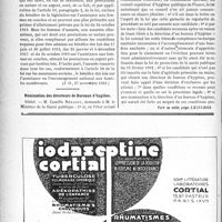 3779 - Page 3770-XIV - A travers l’officiel. Réponses des Ministres aux questions des Parlementaires. Cumul des prestations de l’assurance sociale et des allocations d’assistance / Nomination des directeurs de Bureaux d’hygiène