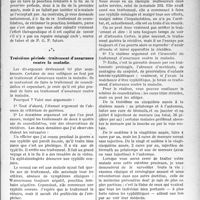 3794 - Page 3785 - Partie Scientifique. Travaux Originaux. Règles générales des traitements antisyphilitiques. La doctrine de la surveillance périodique indéfinie et la nécessité des traitements de consolidation pendant de longues années, par M. le Prof. Gougerot. Deuxième période du traitement de la syphilis ou traitement de consolidation / Troisième période : traitement d’assurance contre la maladie