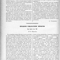 3811 - Page 3802 - Partie Professionnelle, Hygiène, Assistance, Mutualité, Intérêts corporatifs, Variétés. Travaux Originaux. L’Actualité Professionnelle. Les centres de diagnostic dans l'assurance sociale. — L’opinion d’un médecin spécialiste. — Accord nécessaire [G. Duchesne] / Quelques publications récentes. Au bord du Nil, Dr O. Béliard