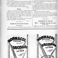 3839 - Page 3830-LXX - Correspondance. Fiscalité. Base de la patente. Centimes additionnels / Impôt sur les terrains incultes / Accidents du travail. Accident survenu au cours d’une rixe