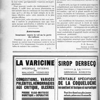 3843 - Page 3834-LXXIV - Correspondance. Propharmacie. Condition d’exercice de la propharmacie / Assurances. Assurance contre le vol ou la perte du radium