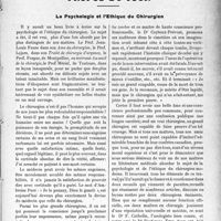 3856 - Page 3847 - Propos du Jour. La Psychologie et l’Ethique du Chirurgien [J. Noir]