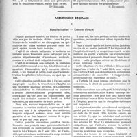 3885 - Page 3876 - Partie Professionnelle, Hygiène, Assistance, Mutualité, Intérêts corporatifs, Variétés. Travaux Originaux. L'assurance sociale. Les rechutes, au cours des six mois durant lesquelles sont dues les prestations [G. Duchesne] / Assurances sociales. Hôspitalisation — Entente directe [Dr Paul Boudin]