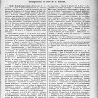 3904 - Page 3895 - Partie Professionnelle, Hygiène, Assistance, Mutualité, Intérêts corporatifs, Variétés. Faculté de médecine de Paris. Enseignement et actes de la Faculté