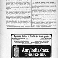3925 - Page 3916-VIII - Dernières Nouvelles. Société amicale des Médecins alsaciens / Union des médecins mutilés de guerre