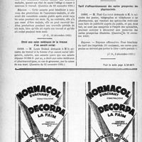 3931 - Page 3922-XIV - A travers l’officiel. Réponses des Ministres aux questions des Parlementaires. Durée des prestations de l’assurance-maladie / Droit aux soins médicaux de la femme d’un assuré social / Tarif d’affranchissement des cartes prospectus des pharmaciens