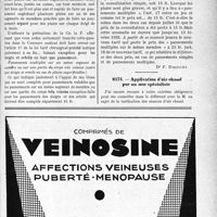3990 - Page LXIX-3981 - Correspondance. Application du Tarif des Accidents du travail. Pansements de doigts / Application d’air chaud par un non spécialiste