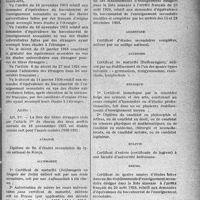 4064 - Page 5027 - Enseignement. Liste des titres étrangers admis en équivalence du baccalauréat de l’enseignement secondaire